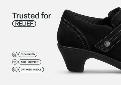 Eva - Black Suede