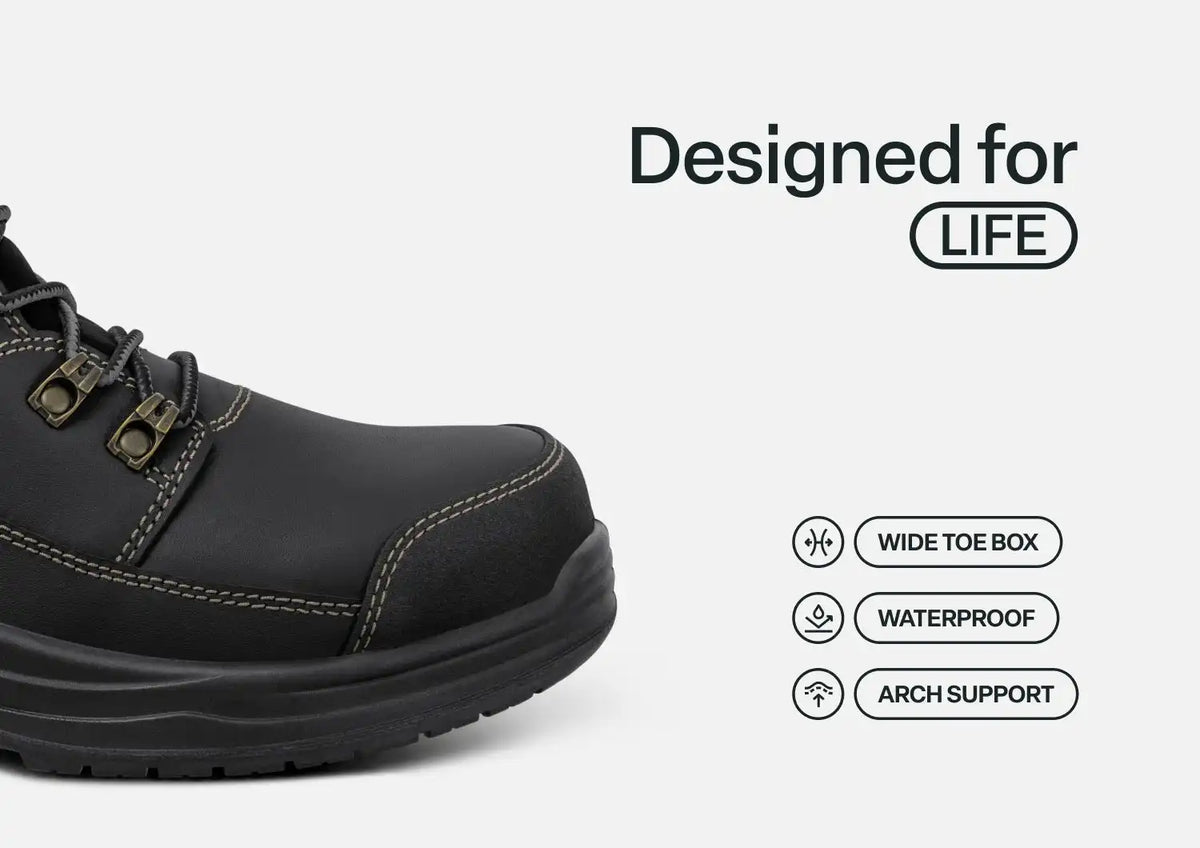 Quartz Hands-Free Work Boots - Black