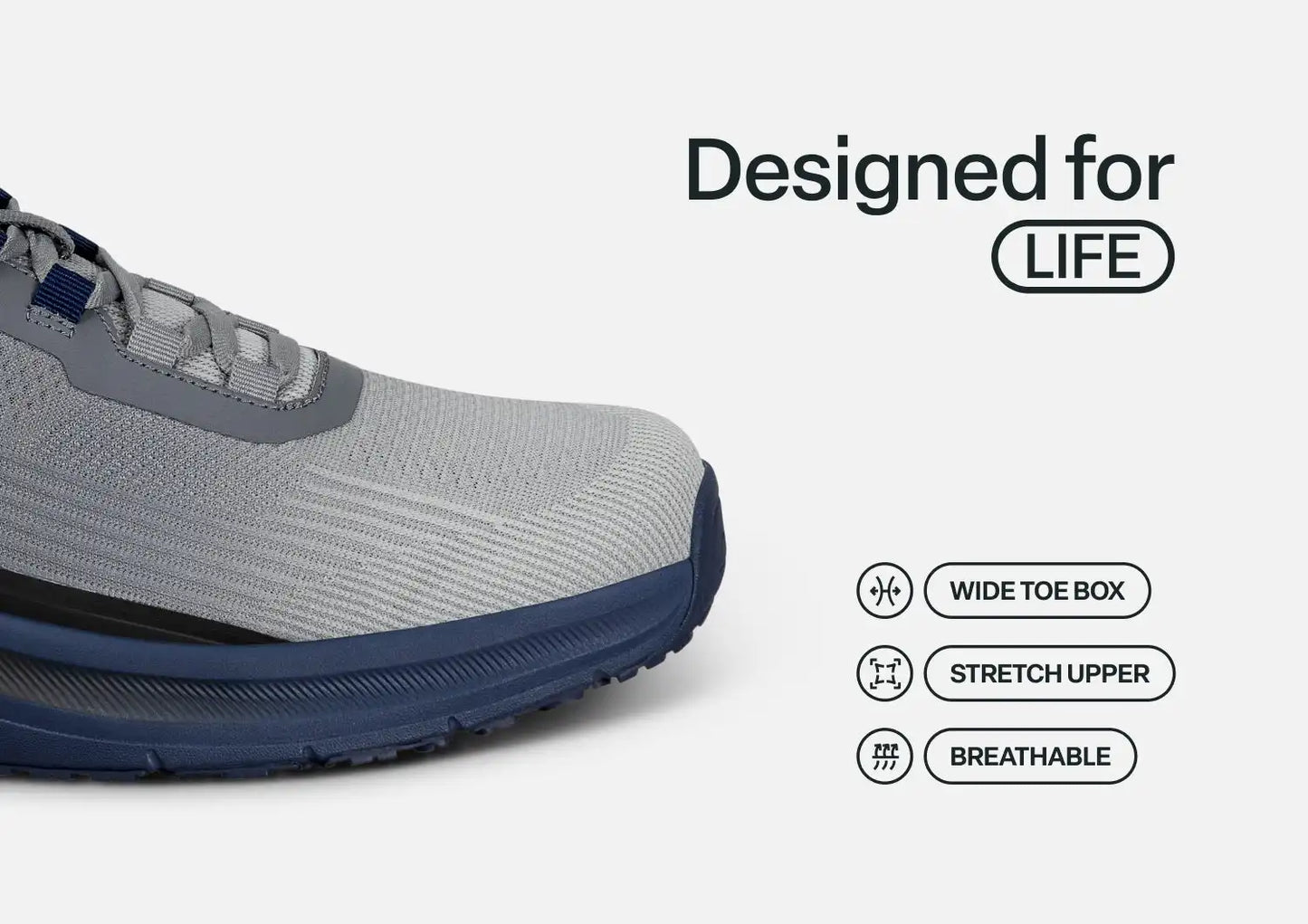 Race - Gray/Navy
